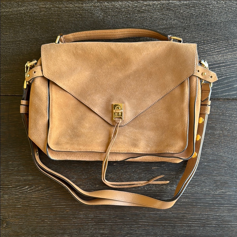 Rebecca Minkoff Tan Suede Leather Women's Bag